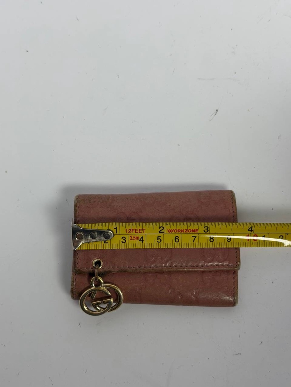 Gucci GG Guccissima Interlocking G Charm Pink Wallet - Picture 3 of 13